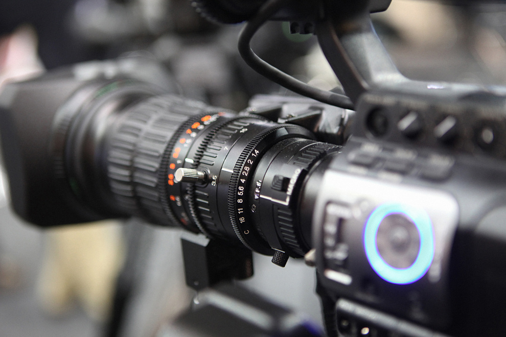 video cameras for film or media production